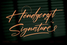 Hendycroft Signature Font Family