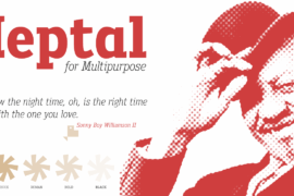 Heptal Font Family