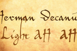 Herman Decanus Font Family