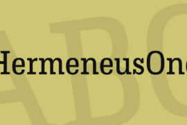 HermeneusOne Font