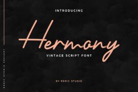 Hermony Demo Font