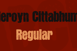 Heroyn Cittabhumi Font