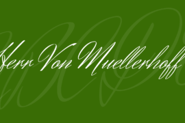 Herr Von Muellerhoff Font