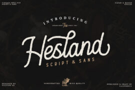 Hesland Regular Font