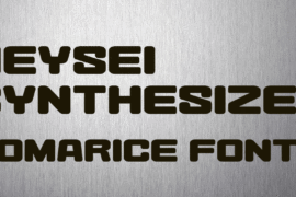 Heysei Synthesizer Font