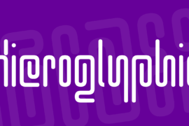 Hieroglyphic Font