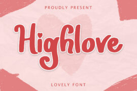 Highlove -Personal Use Font