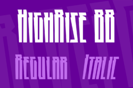 HighRise BB Font Family