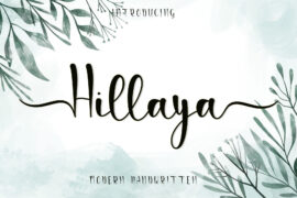 Hillaya-PERSONAL USE Font