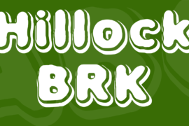 Hillock BRK Font