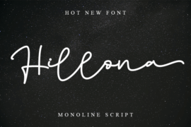 Hillona – Personal Use Font
