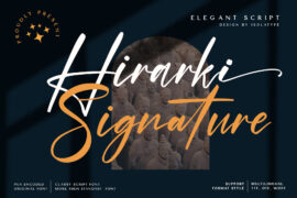 Hirarki Signature (Demo) Font