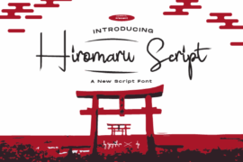 Hiromaru Script Font