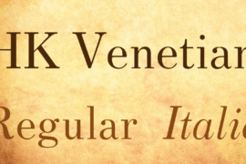 HK Venetian Font Family