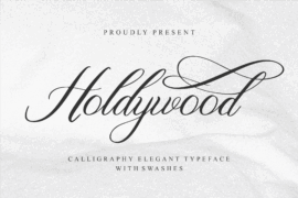 Holdywood Demo Font