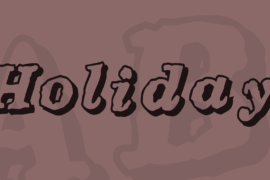 Holiday Font