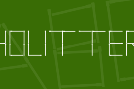 Holitter Font
