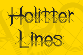 Holitter Lines Font