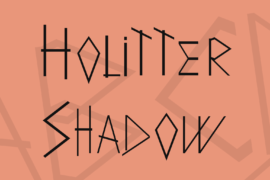 Holitter Shadow Font
