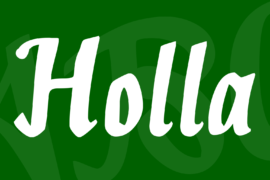 Holla Font
