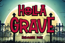 Holla Grave Font