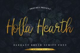 Holla Hearth Demo Font