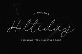 Holliday – Demo Font