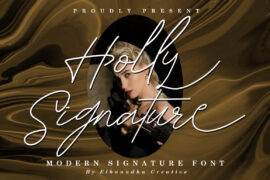 HOLLY SIGNATURE DEMO Font