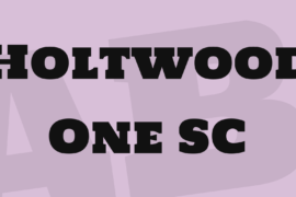 Holtwood One SC Font