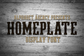 Homeplate Demo Font