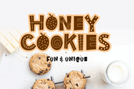 Honey cookies Font
