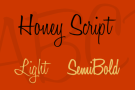 Honey Script Font Family