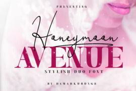 Honeymoon Avenue Serif Font