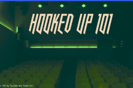 Hooked Up 101 Font