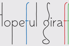 Hopeful giraffe Font
