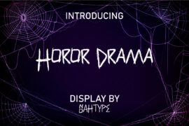 Horor Drama Demo Font