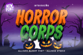 Horror Corps Demo Font