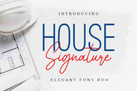 House Signature Font Family