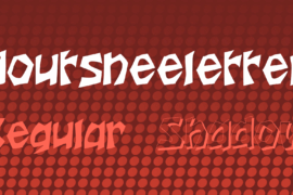 Houtsneeletter Font Family