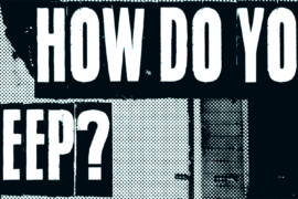 How do you sleep? Font