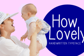 How Lovely Font