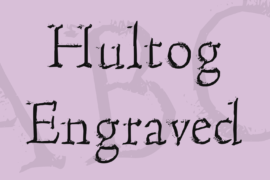Hultog Engraved Font