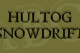 Hultog Snowdrift Font