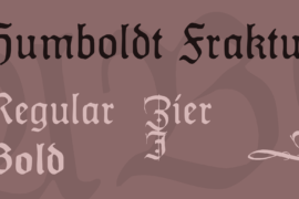 Humboldt Fraktur Font Family