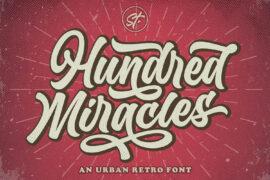 Hundred Miracles Font