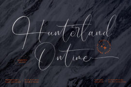 Hunterland Ontime Font Family