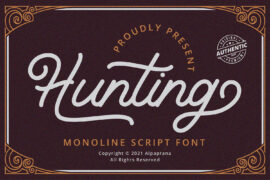 Hunting Script Font