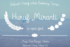 Huruf Miranti Font