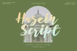 Husein Script Font Family