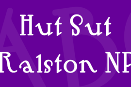 Hut Sut Ralston NF Font